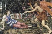 Love and the Maiden John Roddam Spencer Stanhope